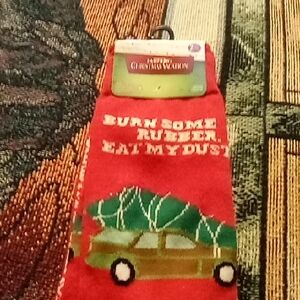 Christmas Vacation Red Socks by Warner Bros.
